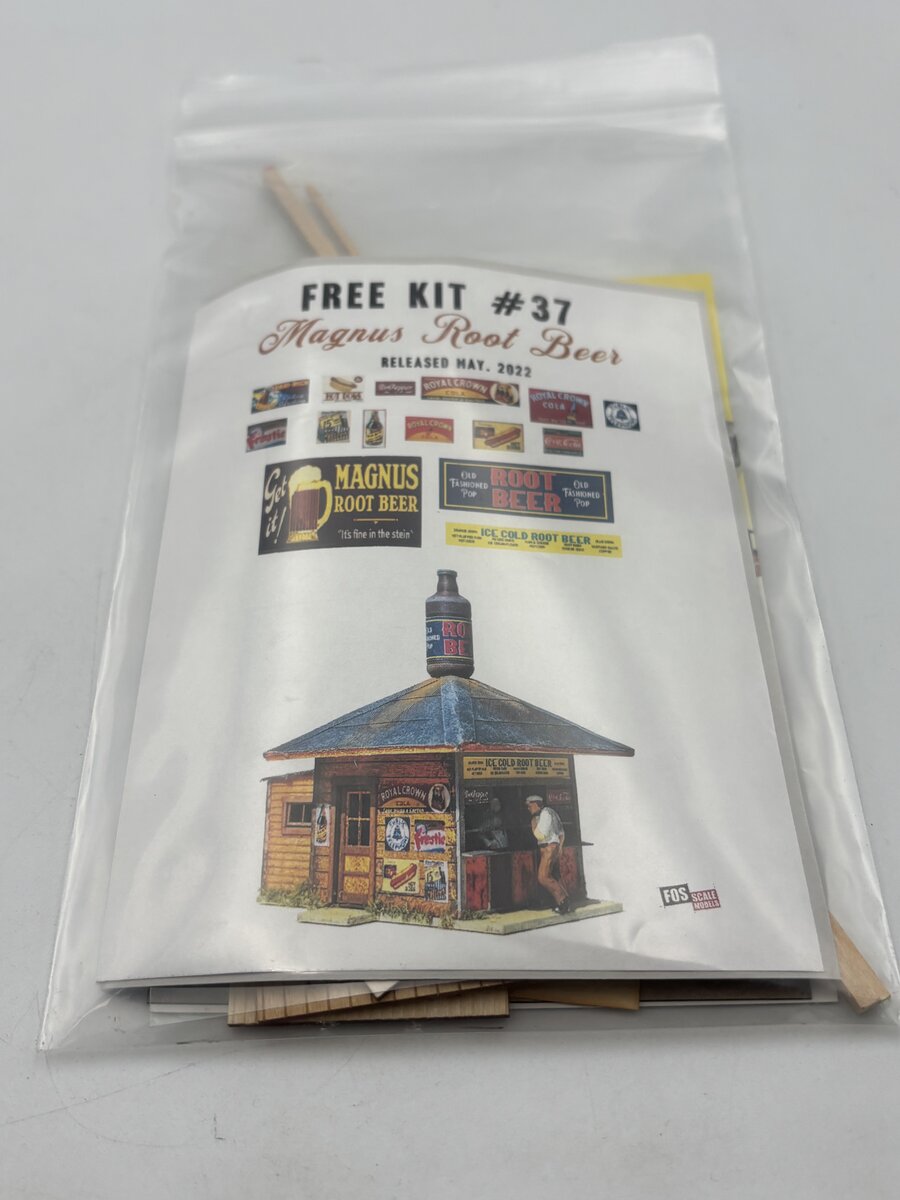 FOS Scale Limited 37 HO Scale Magnus Root Beer Kit