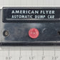 American Flyer XA14A964-K S Gauge Automatic Dump Car Control Button - Wired