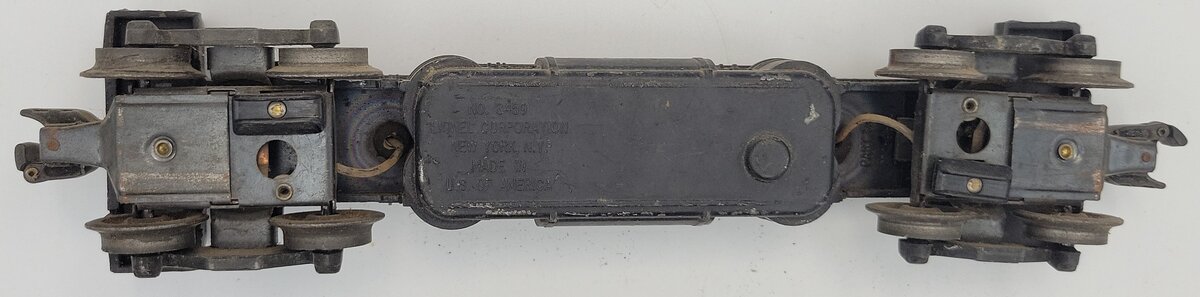 Lionel 3459-11 Ore Dump Car Frame Assembly without Brake Wheel, Shaft and Gears