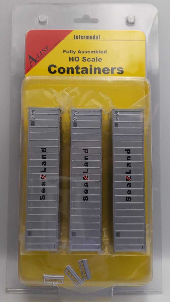 InterMountain (A-Line) 30306-02 HO 40' Rib Sided Container - Sealand (Late)