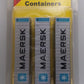 InterMountain (A-Line) 30352-02 HO Scale 45' Rib Side Containers - Maersk