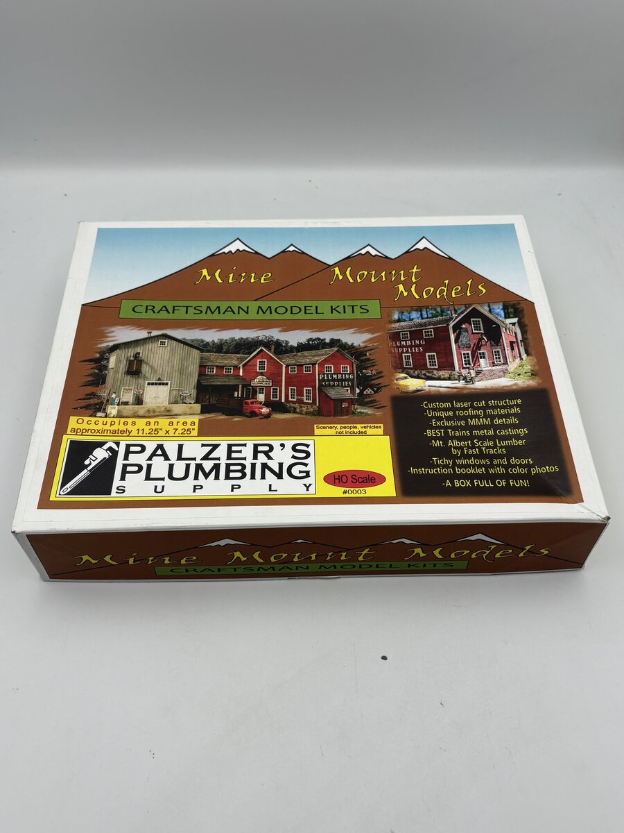 Craftsman 0003 HO Scale Palzer's Plumbing Supply Build Kit