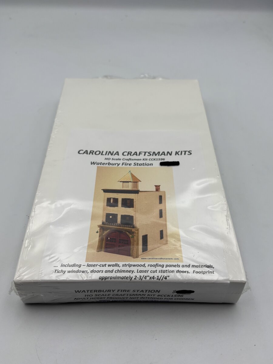 Carolina Craftsman CCK1596 HO Scale Waterbury Fire Station Build Kit