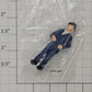 Acme 0831-21 O Gauge Male in Blue Suit and Black Shoes with Hat