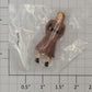 Acme 0841-21 O Gauge Female in Brown Dress with Black Belt and Shoes