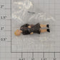 Acme 0844-21 O Gauge Female in Dark Brown Dress and Black Shoes
