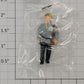Acme 0902-21 O Gauge Standing Male Traveling Figure with Brown Shoulder Bag