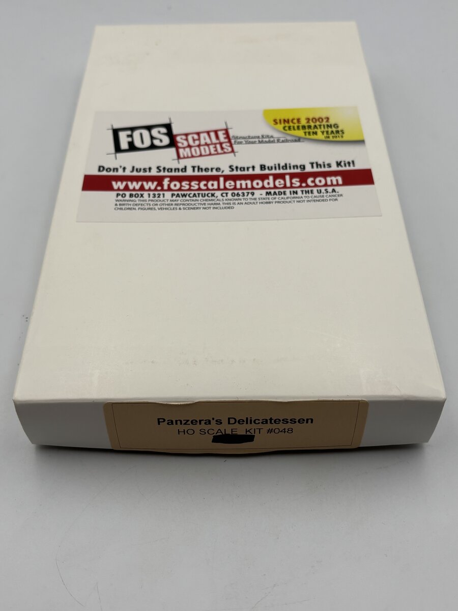 FOS Scale Limited 048 HO Scale Panzera's Delicatessen Build Kit
