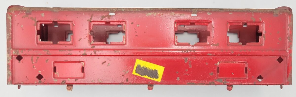 American Flyer 1936-2 American Flyer Lines Red Tinplate Caboose Shell