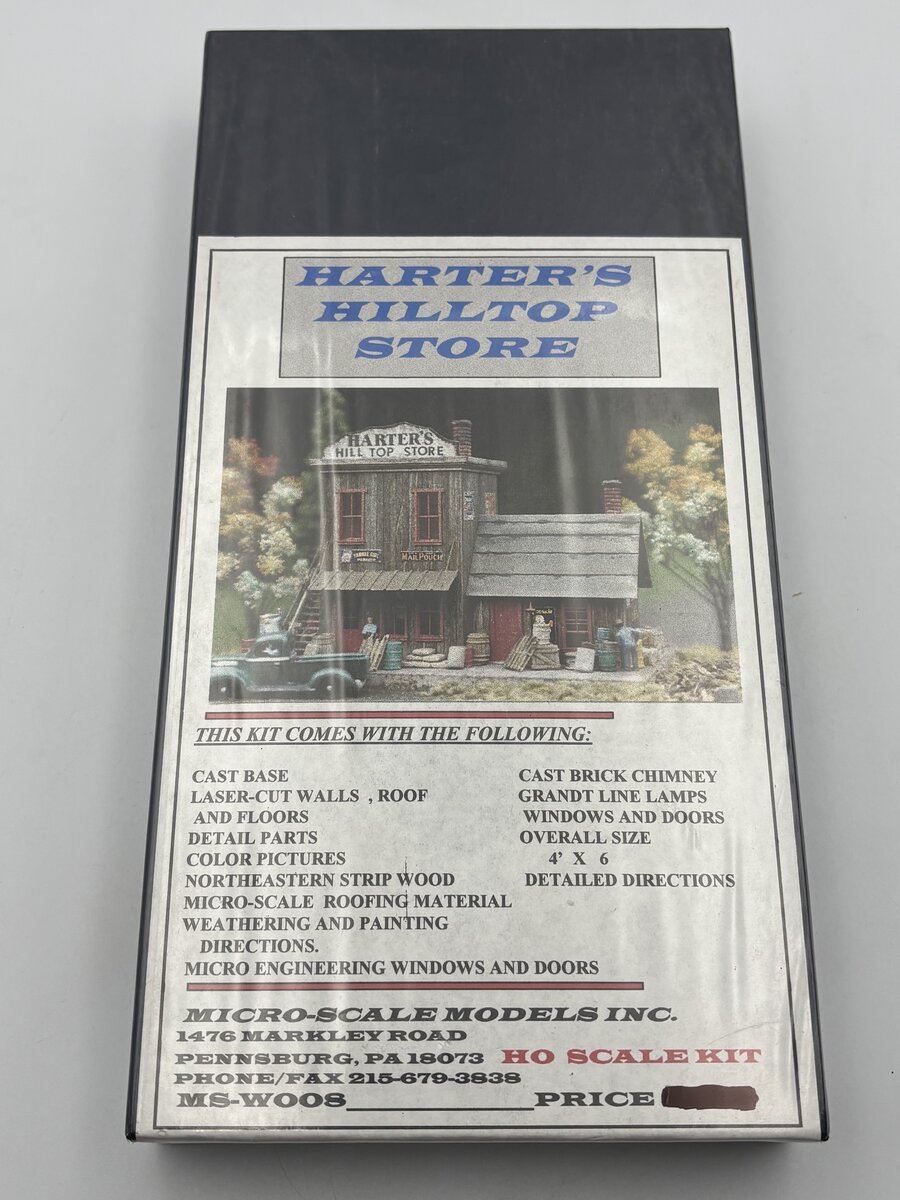 Micro-Scale Models MS-WOOS HO Scale Harter's Hilltop Store Build Kit