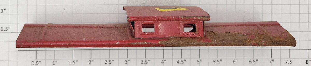 American Flyer 484-1 American Flyer Lines Red Tinplate Caboose Roof