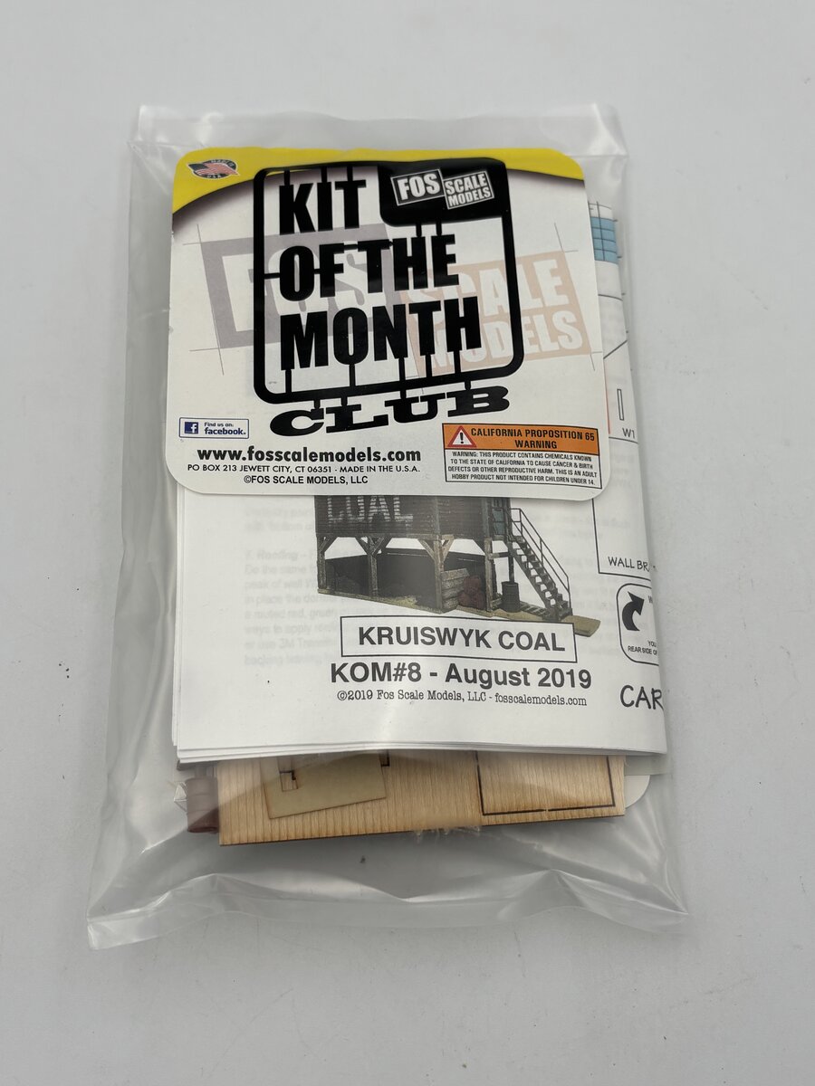 FOS Scale Limited KOM#8 HO Scale Kruiswyk Coal Build Kit