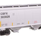 Walthers 910-49306 HO CBFX 39' Trinity 3281 2-Bay Covered Hopper RTR #303828