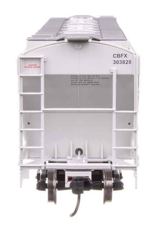 Walthers 910-49306 HO CBFX 39' Trinity 3281 2-Bay Covered Hopper RTR #303828