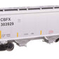 Walthers 910-49308 HO CBFX 39' Trinity 3281 2-Bay Covered Hopper RTR #303929