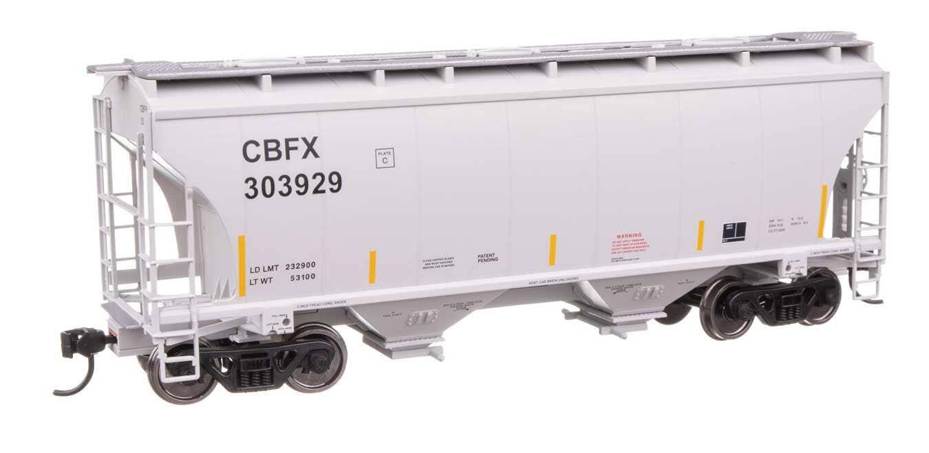 Walthers 910-49308 HO CBFX 39' Trinity 3281 2-Bay Covered Hopper RTR #303929
