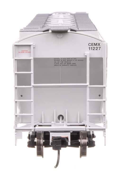 Walthers 910-49310 HO CEMX 39' Trinity 3281 2-Bay Covered Hopper RTR #11227