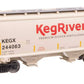 Walthers 910-49314 HO KEGX 39' Trinity 3281 2-Bay Covered Hopper RTR #244063