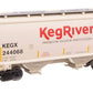 Walthers 910-49315 HO KEGX 39' Trinity 3281 2-Bay Covered Hopper RTR #244068