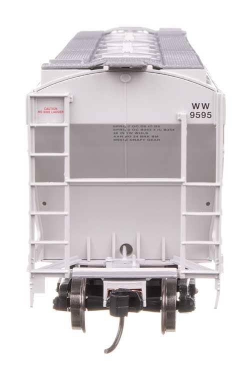 Walthers 910-49331 HO WW 39' Trinity 3281 2-Bay Covered Hopper RTR #9595
