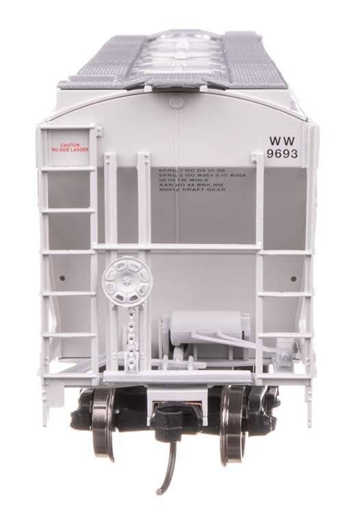Walthers 910-49332 HO WW 39' Trinity 3281 2-Bay Covered Hopper RTR #9693