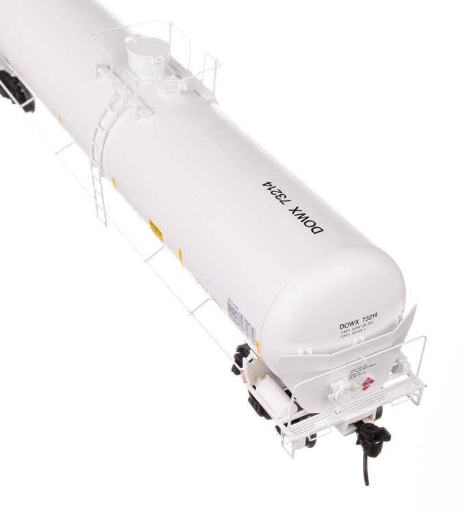 Walthers 920-100767 HO DOWX 55' Trinity Modified 30,145-Gal Tank Car RTR #73214