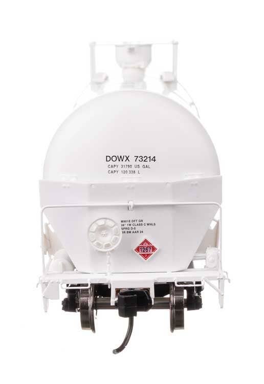 Walthers 920-100767 HO DOWX 55' Trinity Modified 30,145-Gal Tank Car RTR #73214