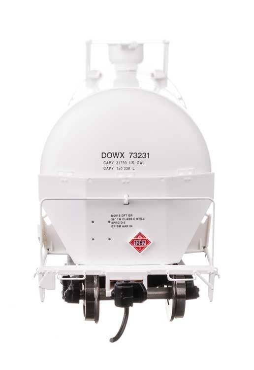 Walthers 920-100768 HO DOWX 55' Trinity Modified 30,145-Gal Tank Car RTR #73231