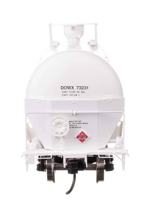 Walthers 920-100768 HO DOWX 55' Trinity Modified 30,145-Gal Tank Car RTR #73231
