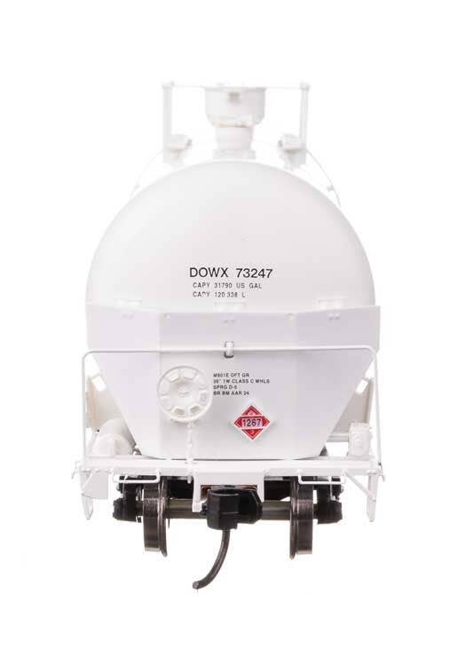 Walthers 920-100769 HO DOWX 55' Trinity Modified 30,145-Gal Tank Car RTR #73247
