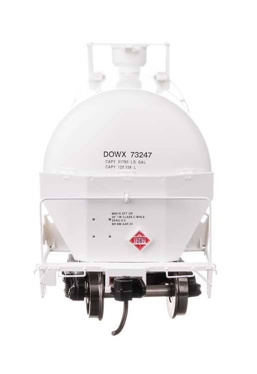 Walthers 920-100769 HO DOWX 55' Trinity Modified 30,145-Gal Tank Car RTR #73247