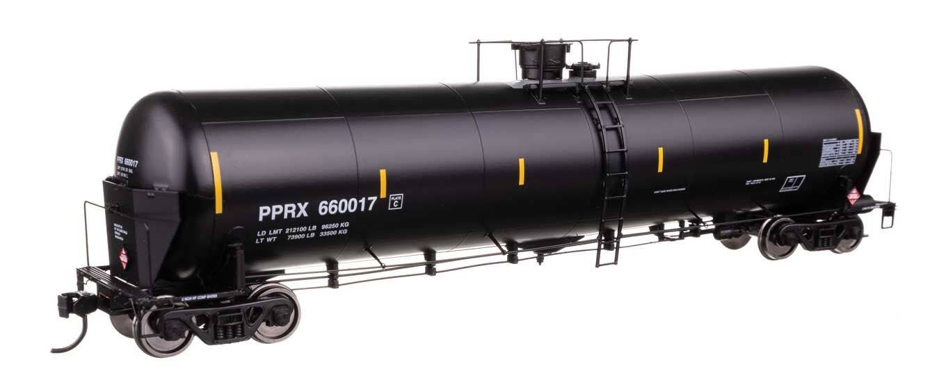 Walthers 920-100774 HO PPRX 55' Trinity Modified 30,145-Gal Tank Car RTR #660017