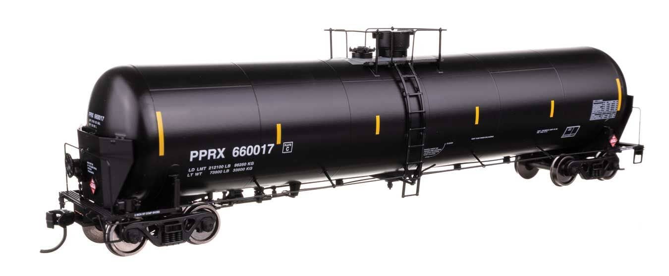 Walthers 920-100774 HO PPRX 55' Trinity Modified 30,145-Gal Tank Car RTR #660017