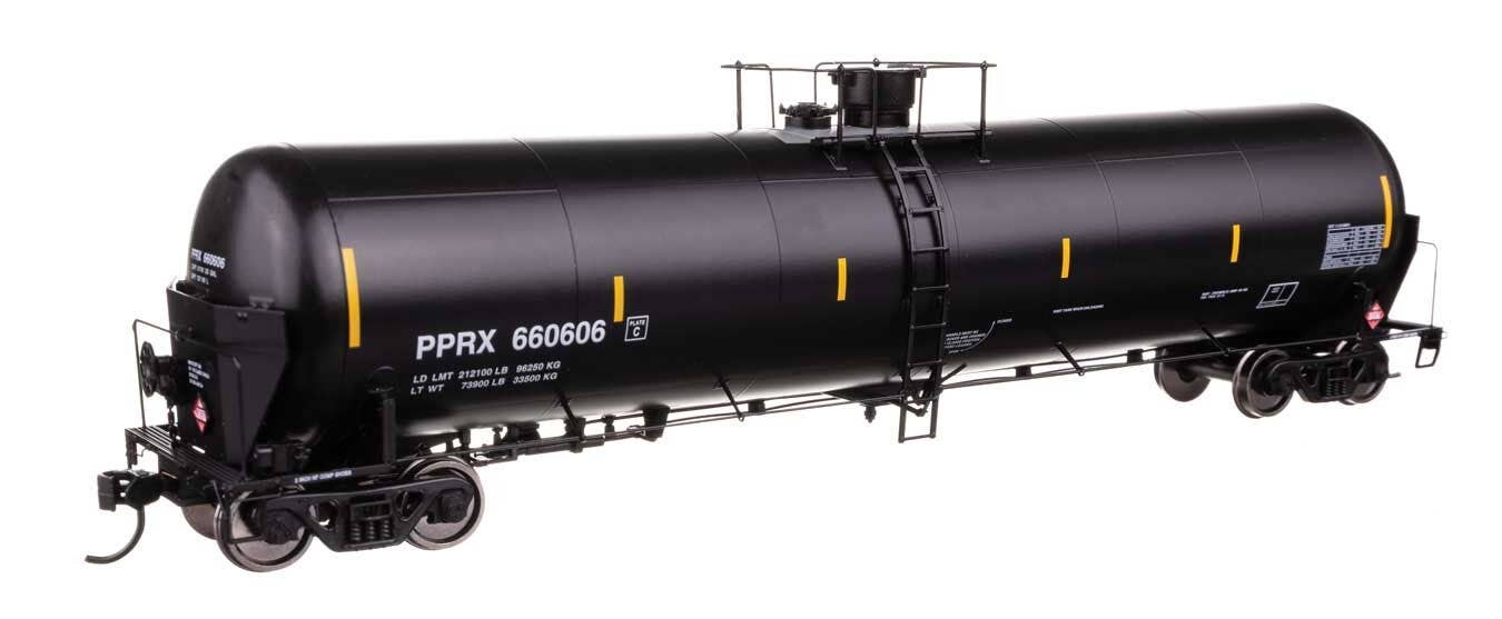 Walthers 920-100777 HO PPRX 55' Trinity Modified 30,145-Gal Tank Car RTR #660606