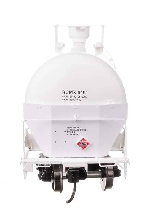 Walthers 920-100778 HO SCMX 55' Trinity Modified 30,145-Gal Tank Car RTR #6161
