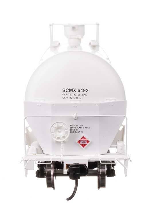 Walthers 920-100780 HO SCMX 55' Trinity Modified 30,145-Gal Tank Car RTR #6492