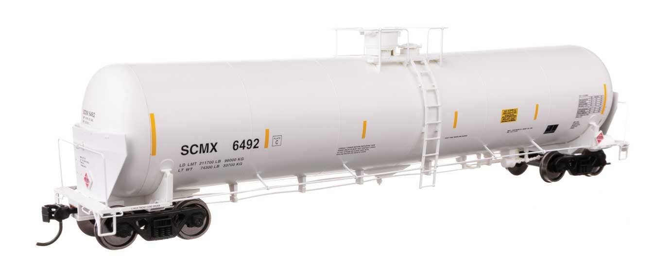 Walthers 920-100780 HO SCMX 55' Trinity Modified 30,145-Gal Tank Car RTR #6492