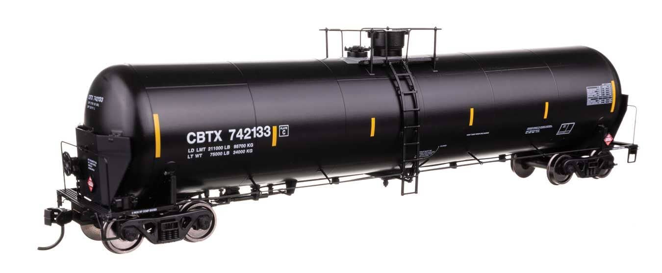Walthers 920-100765 HO CBTX 55' Trinity Modified 30,145-Gal Tank Car RTR #742133