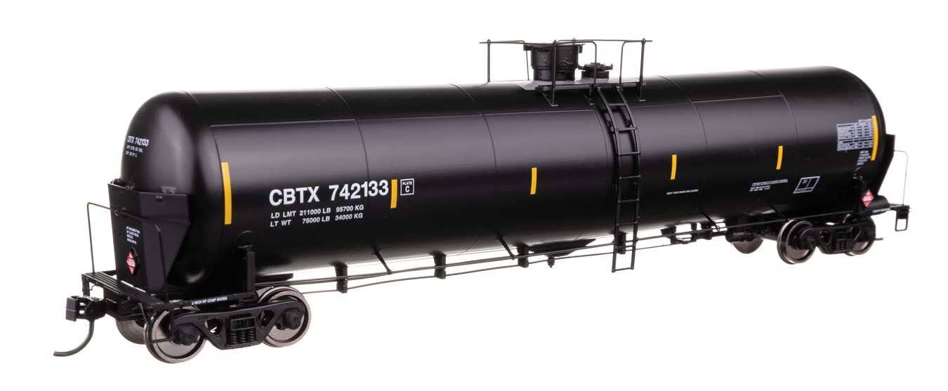 Walthers 920-100765 HO CBTX 55' Trinity Modified 30,145-Gal Tank Car RTR #742133