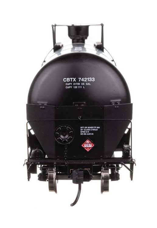 Walthers 920-100765 HO CBTX 55' Trinity Modified 30,145-Gal Tank Car RTR #742133