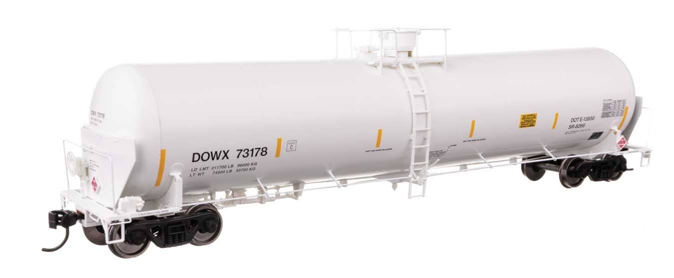 Walthers 920-100766 HO DOWX 55' Trinity Modified 30,145-Gal Tank Car RTR #73178