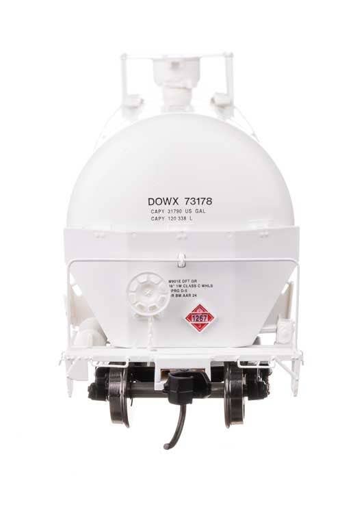 Walthers 920-100766 HO DOWX 55' Trinity Modified 30,145-Gal Tank Car RTR #73178