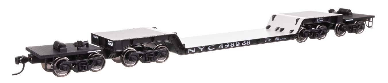 Walthers 910-50229 HO NYC 81' 8-Axle Depressed Center Flatcar RTR #498988