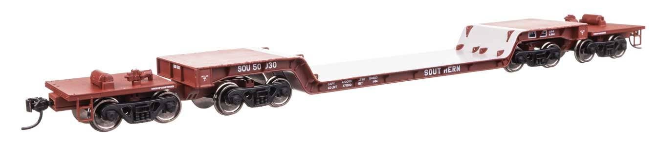 Walthers 910-50235 HO Southern 81' 8-Axle Depressed Center Flatcar RTR #50030