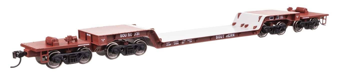 Walthers 910-50236 HO Southern 81' 8-Axle Depressed Center Flatcar RTR #50031