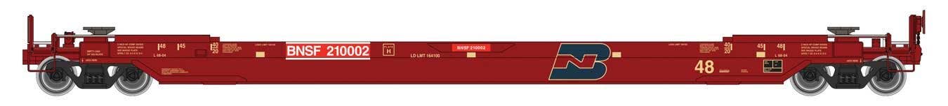 Walthers 920-109214 HO BNSF Gunderson As-Built All-Purpose 48' Well Car #210002