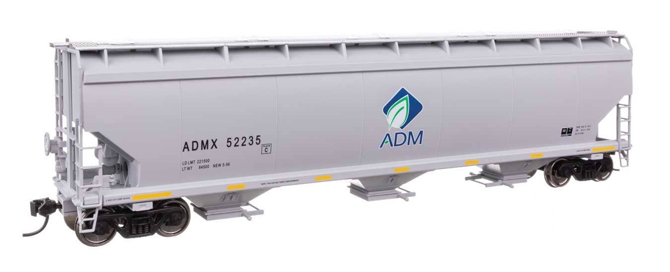 Walthers 910-7737 HO ADMX 60' NSC 5150 3-Bay Covered Hopper Ready to Run #52235