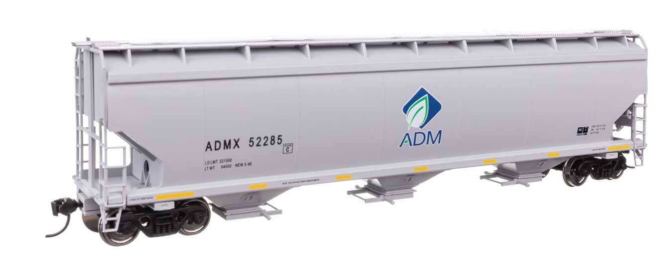 Walthers 910-7738 HO ADMX 60' NSC 5150 3-Bay Covered Hopper Ready to Run #52285