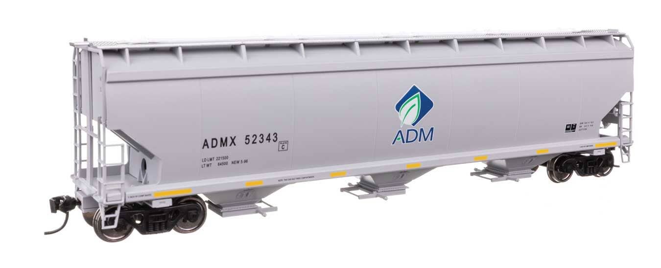 Walthers 910-7739 HO ADMX 60' NSC 5150 3-Bay Covered Hopper Ready to Run #52343