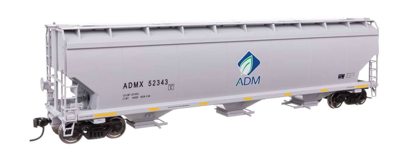 Walthers 910-7739 HO ADMX 60' NSC 5150 3-Bay Covered Hopper Ready to Run #52343